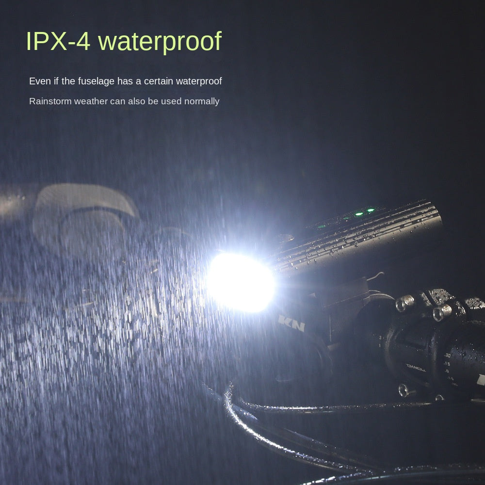 Intelligent Light Sense Bicycle Light Lighting Cycling Fixture Aluminum Alloy Bicycle Headlight 700 Lumen USB Cycling Light