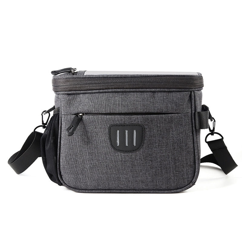 Bicycle Front Handle Bag Mountain Bike Riding Pannier Bag Battery Electric Vehicle Front Storage Bicycle Bags Storage Hanging Bag