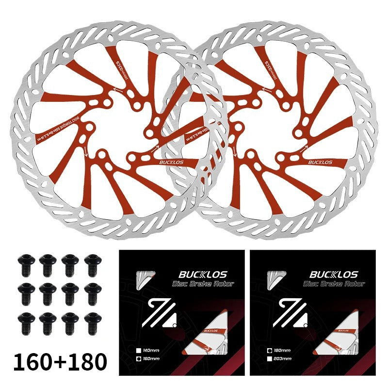 Bicycle Disc Brake Cooling Hydraulic Brake Rotor 6 Bolt