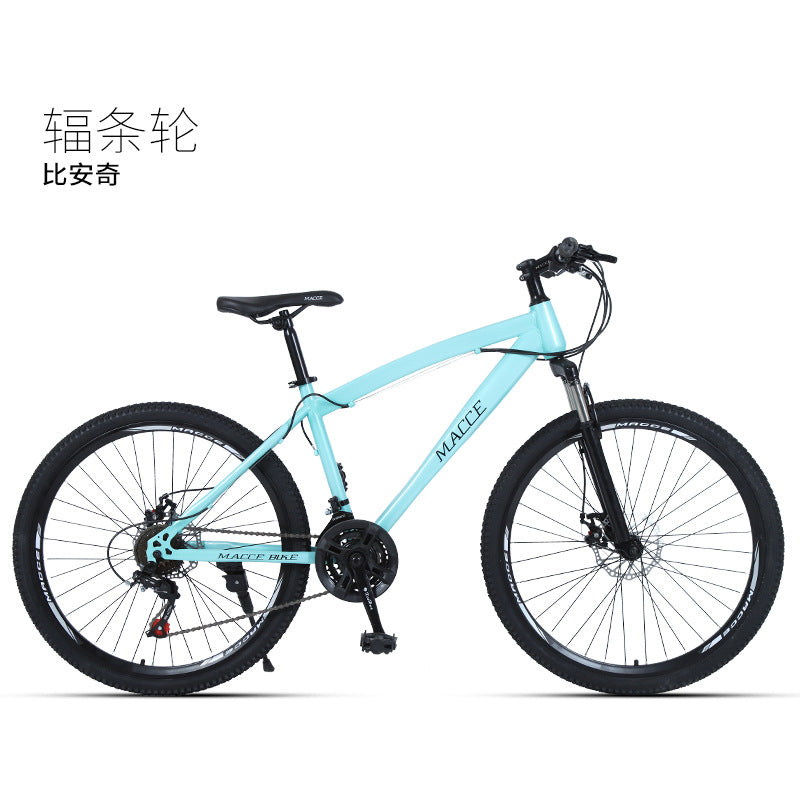Wholesale Mountain Bike Adult Outdoor off-Road Shock Absorption Variable Speed Bicycle 26-Inch Bicycle Student Bicycle