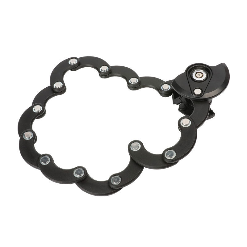 Bicycle Electromobile Lock Fixed Folding Anti-Theft Chain Hamburger Lock Mountain Bicycle Fixture