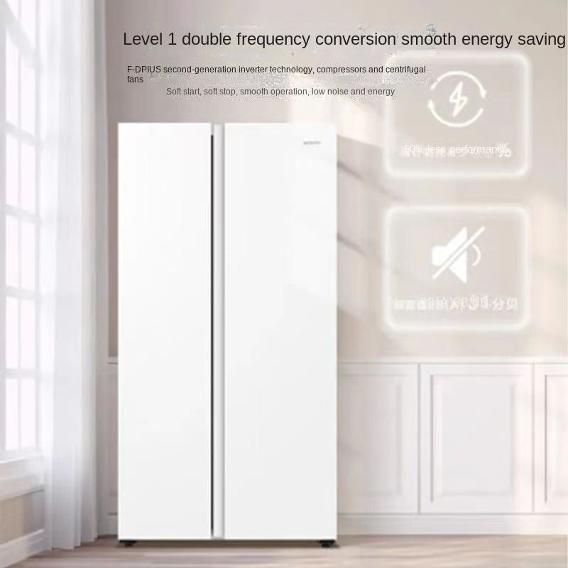 Haier Leader 618L Side-by-Side Double Door Frost-Free Inverter Level 1 Energy Efficiency Large Capacity Home Refrigerator