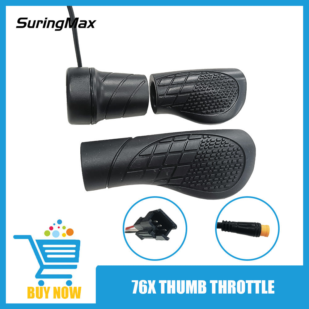 Ebike Throttle Half Grip 76X, Five Star 20X Full Grip Regulator, Lipo Conversion Universal Throttle