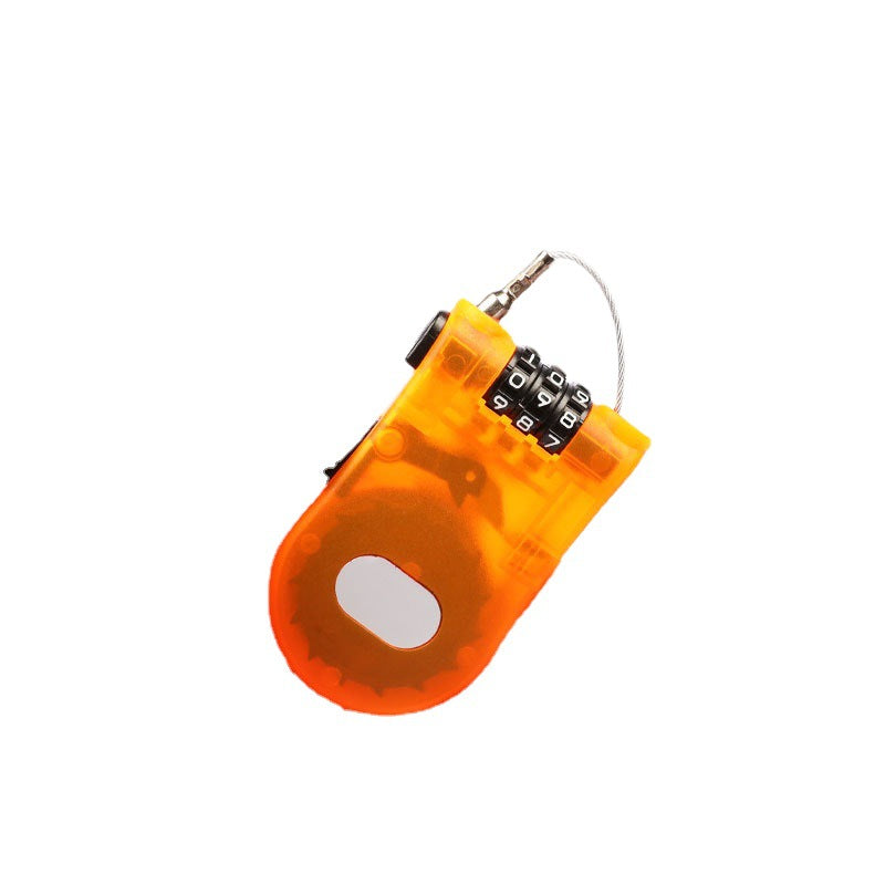 Changhao Luggage Lock Accessories Riding Steel Wire Password Lock Three-Digit Password Helmet Lock Luggage Lock