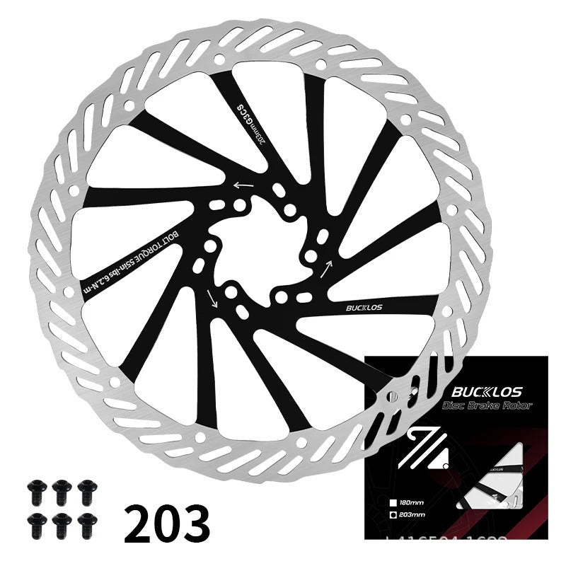 Bicycle Disc Brake Cooling Hydraulic Brake Rotor 6 Bolt