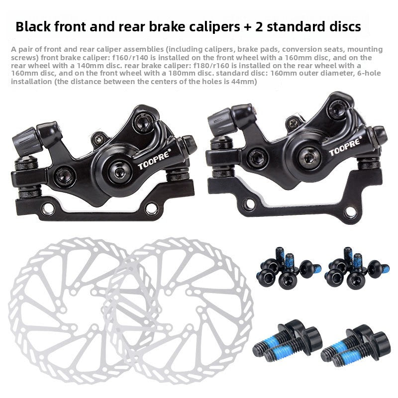 Mountain Bike Disc Brake Kit Brake Accessories Electric Bike Disc Brake Set Modified Bicycle Universal Brake Caliper