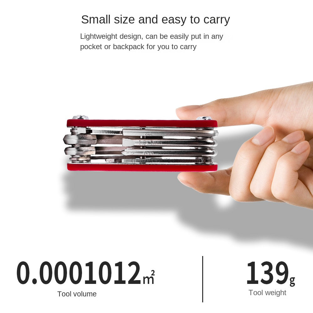 Bicycle Repair Tools Repair Combination Tire Repair Kit Multifunctional Folding Car Repair Tools Spanner Set