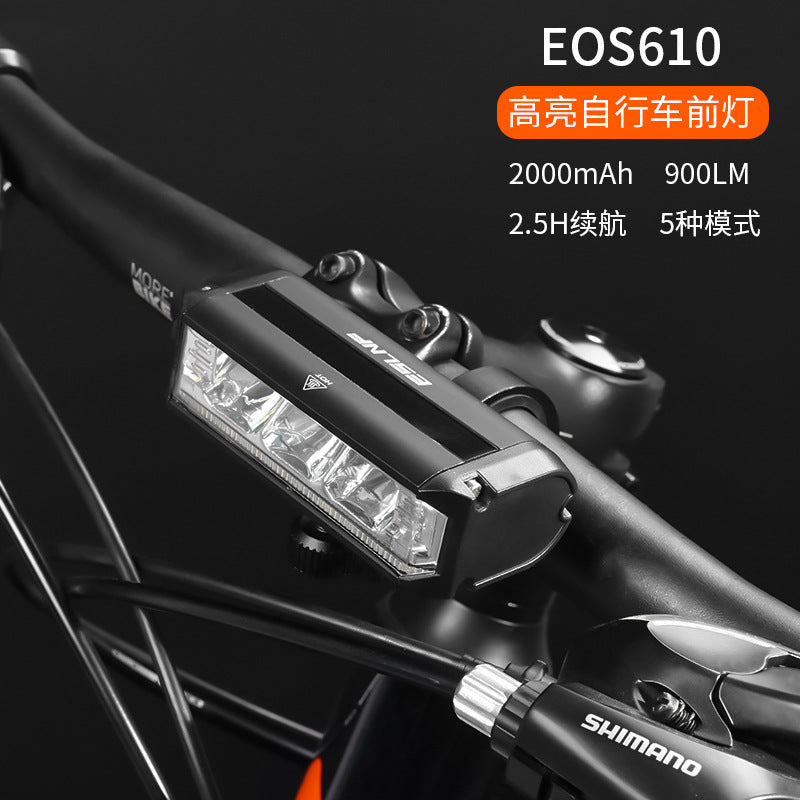 Customized 640 Bicycle Light USB Rechargeable Aluminum Alloy Headlight 2600 Lumen High Bright Night Riding Outdoor Cycling Fixture