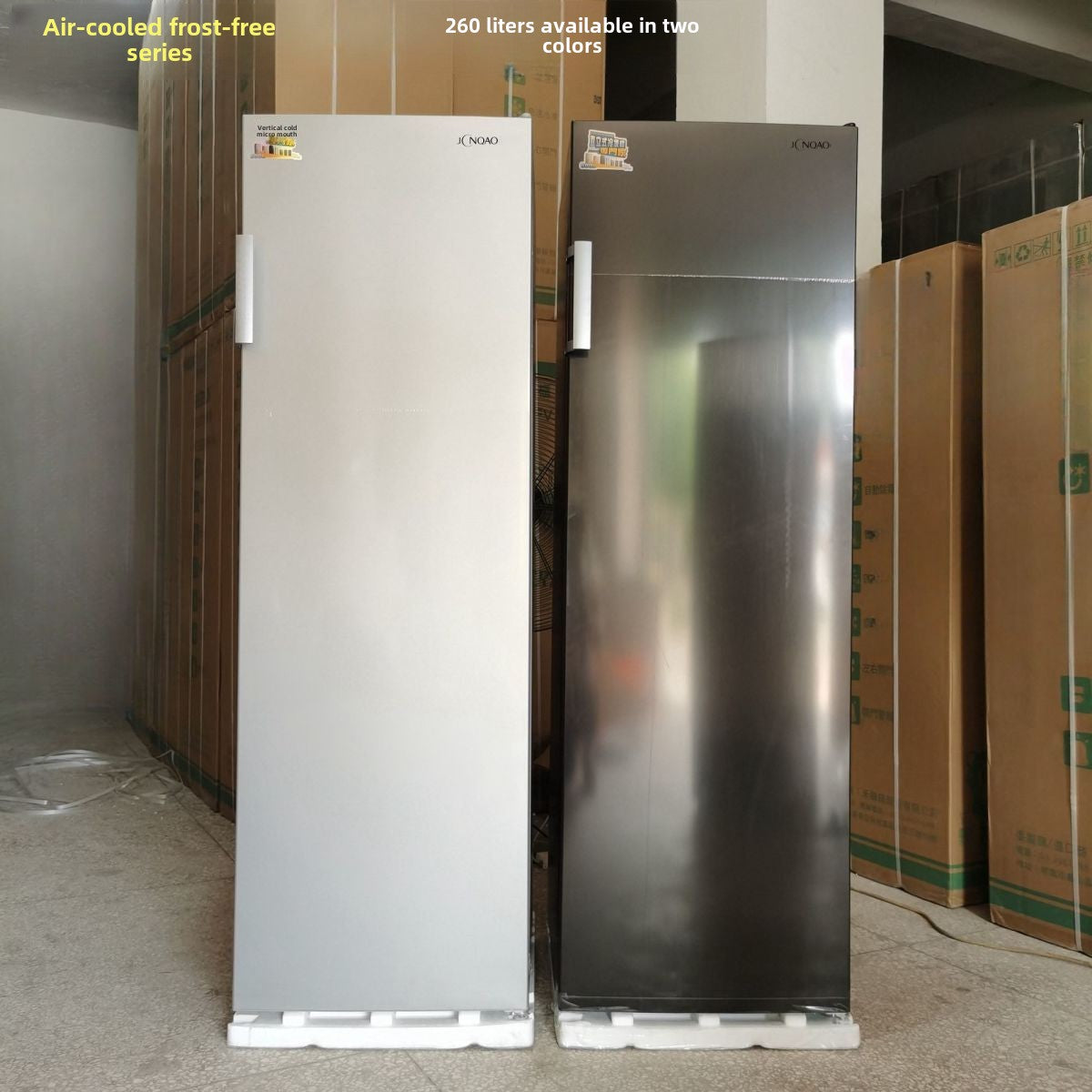 High-Quality Export 260L Frost-Free Chest Freezer for Home Use, Vertical Freezer, Drawer-Freezer, Breast Milk Energy-Saving
