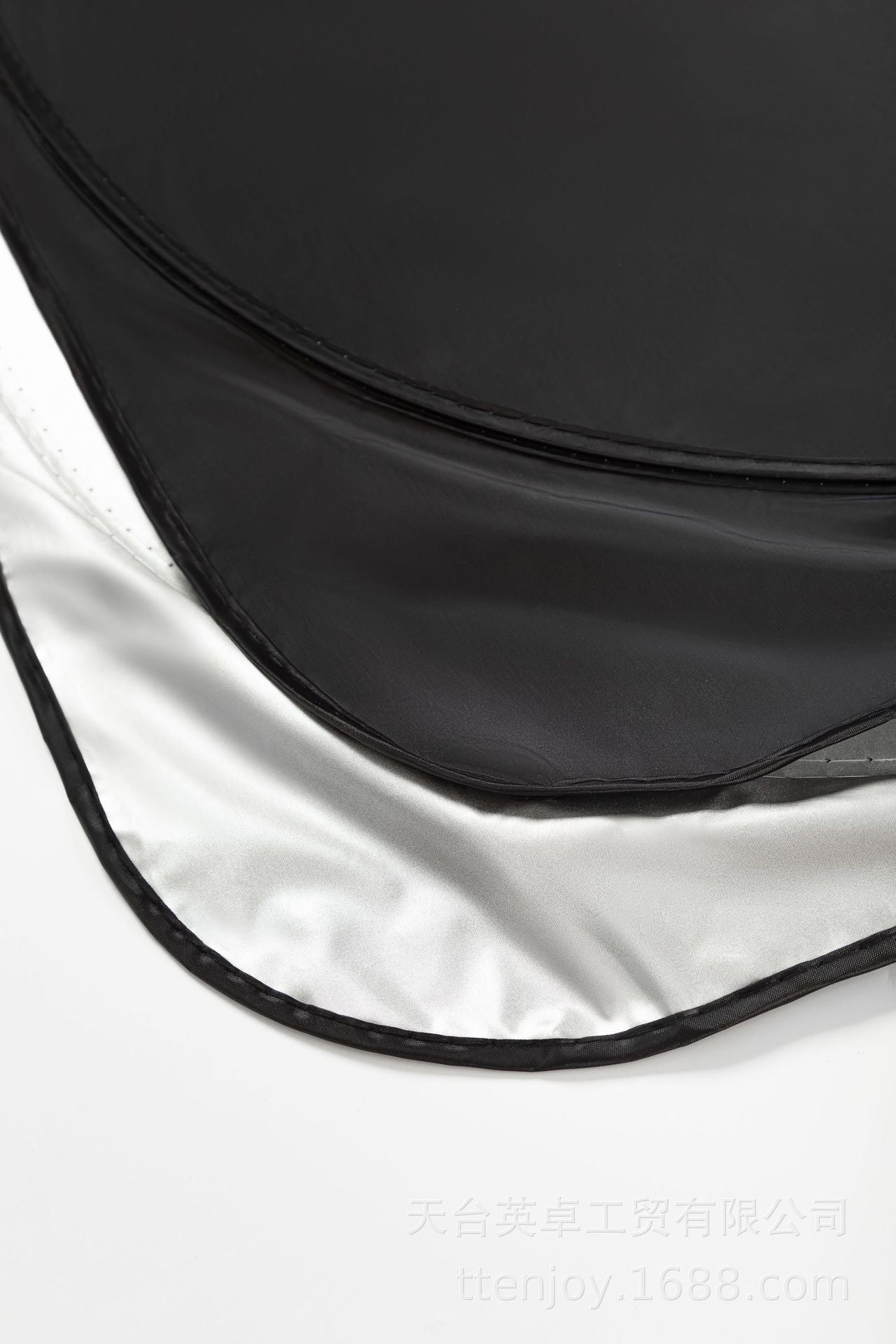 Car Double Circle Sunshade Sun Block Car Heat Insulation Silver Tape Snow Block Sun Protection Foldable