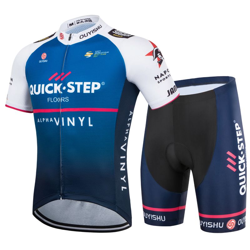 Huanfa Team Edition Short-Sleeved Cycling Outfit Top Shorts Spring and Summer Bicycle Clothing Men's Silica Gel Pad Breathable Quick-Drying