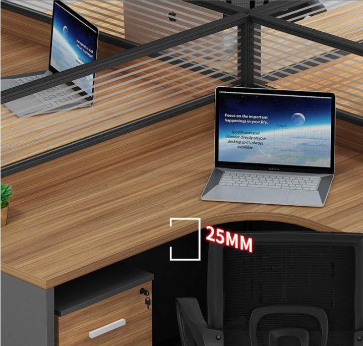 Wood Table Office Furniture co-working area