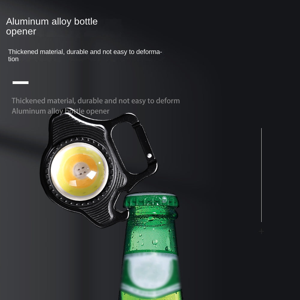 Multifunctional Mini Keychain Light Ultra-Small Portable LED Lighting Lamp Outdoor Camping