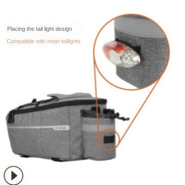 Factory Customized Bicycle Bag Large Capacity Mountain Waterproof Carry Bag Rear Seat Cycling Bag Shelf Bicycle Saddle Box