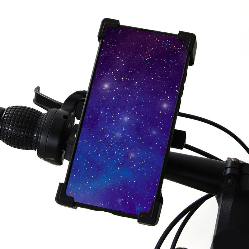 Bicycle Cellphone Holder Cycling Fixture Motorcycle Mobile Phone Bracket One Lock Four Claw Mobile Phone Stand