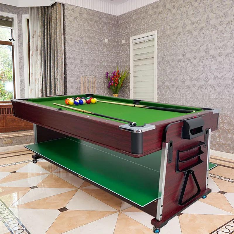 4-in-1 game table home standard commercial American black eight multi-function table tennis table ice hockey table