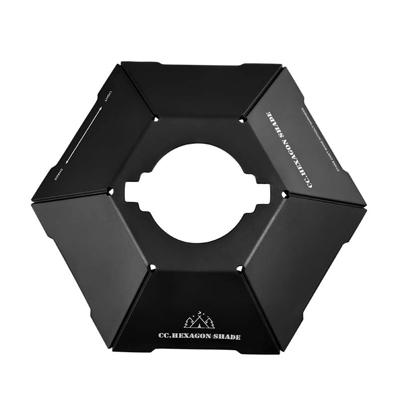 Camping Lantern Lampshade Camp Ambience Light Accessories Tent Camping Lamp Hexagon Reflector Outdoor Lamp Rain Cover