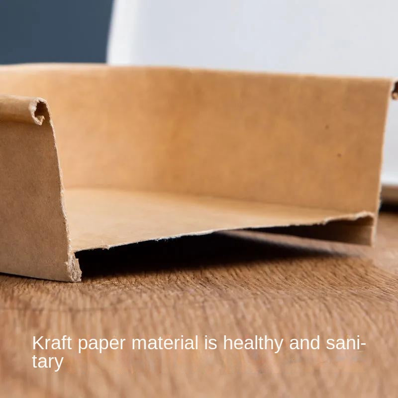 Disposable lunch box paper box 500ml 650ml 750ml 880ml 1000ml 300pcs in a box