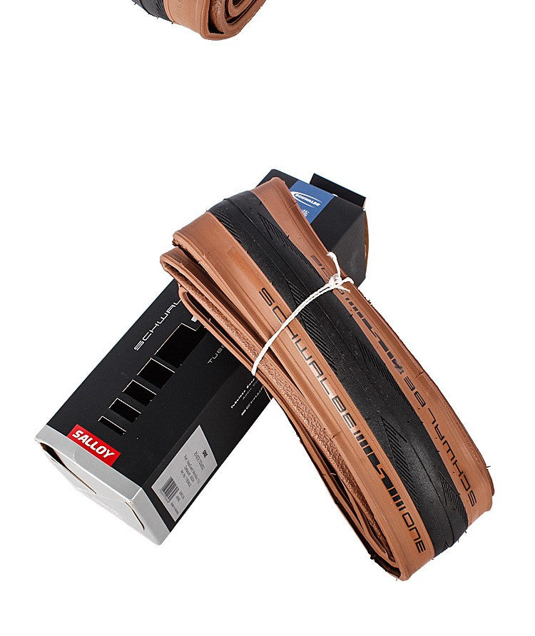 Schwalbe One Road Bike 700x25C 28C Vacuum Folding Puncture-Resistant Bronze Tire