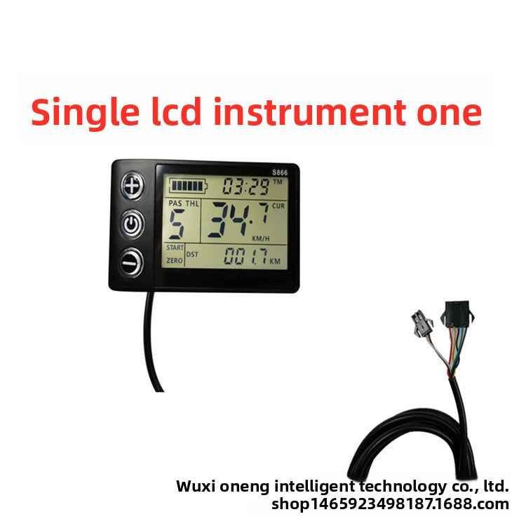 Electric Bicycle Mountain Bike Scooter LCD Liquid Crystal Instrument