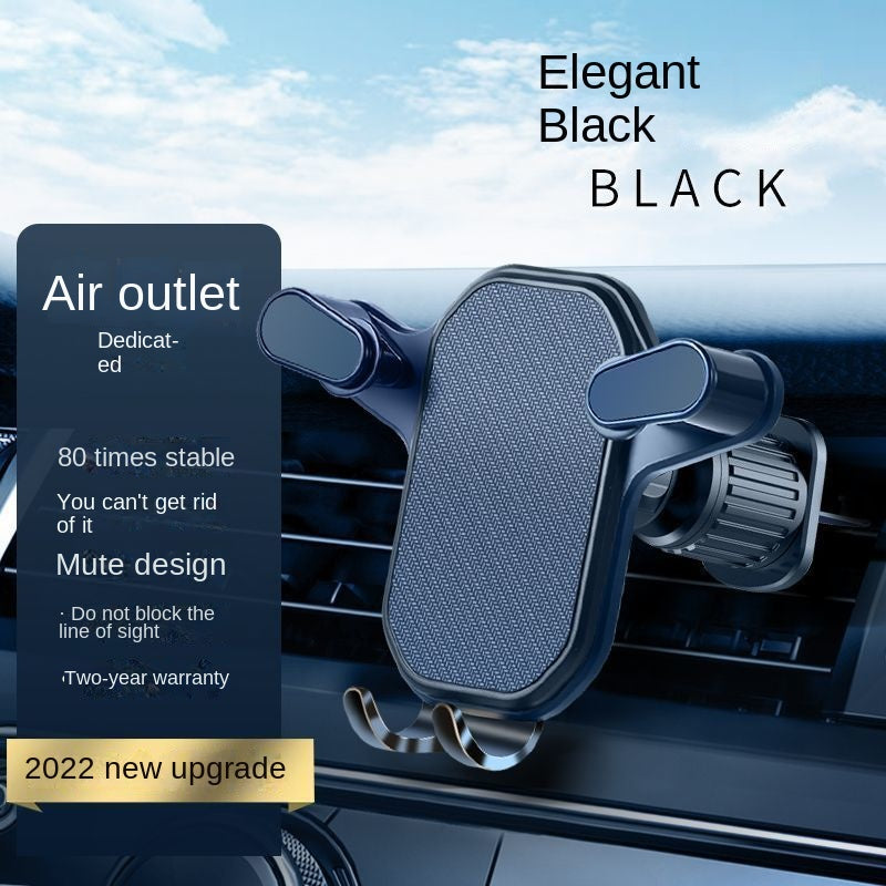 New Mobile Phone Bracket Car Interior Navigation Gravity Fixed Support Universal Air Outlet