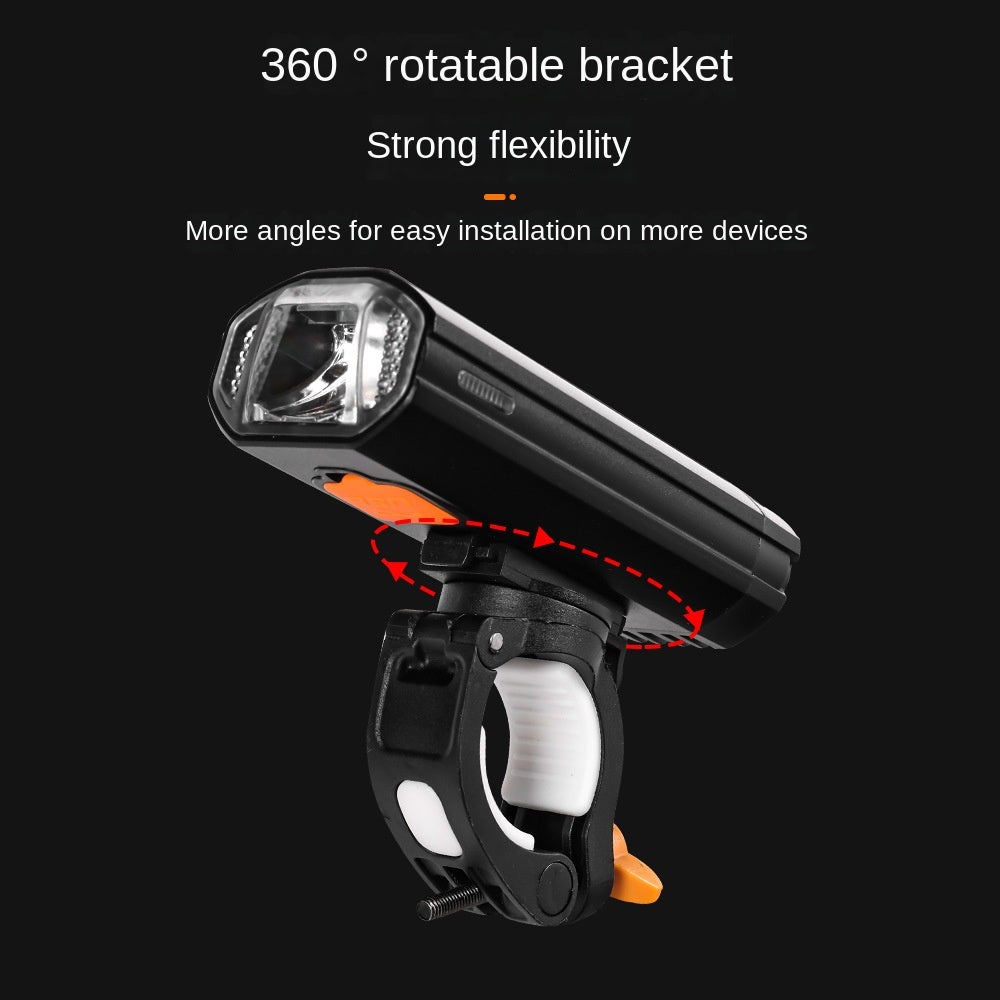 Bicycle Light Cycling Fixture USB Charging Aluminum Alloy Torch Highlight XPG Mountain Bike Headlight