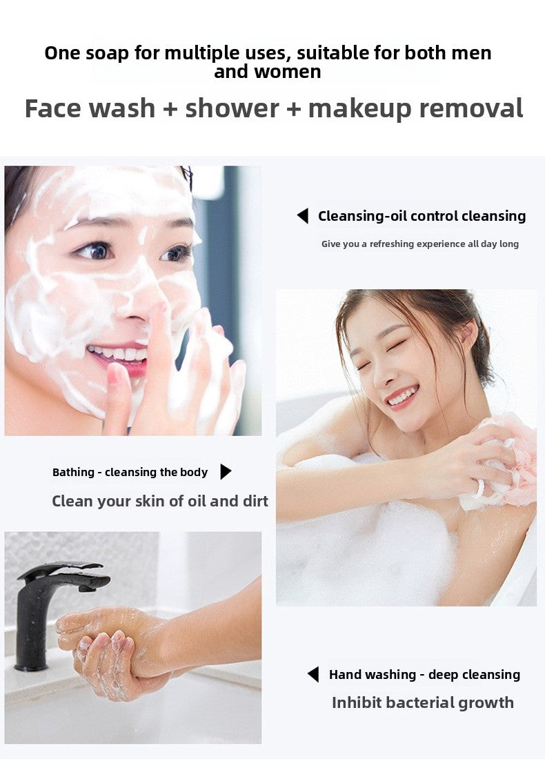 Vegetable Oil Strawberry Cake Essential Oil Cold Process Handmade Soap Refreshing Oil Control Unisex Cleansing Soap Cold Soap