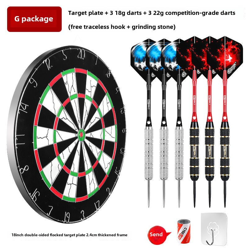 Cyeelife Official Authentic Products Dart Board Set Professional Competition 18-Inch Training Flocking Indoor Large Plate Target Plate