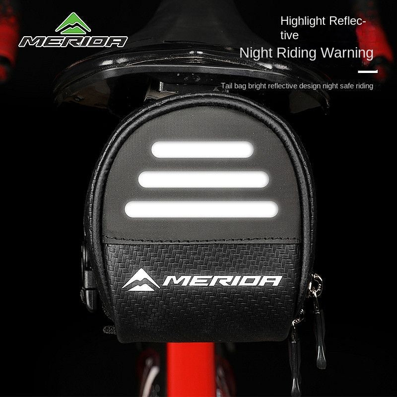 Merida Bicycle Saddle Box Mountain Bike Road Bike Cushion Saddle Bag Folding Bicycle Tool Buggy Bag Backseat Bag