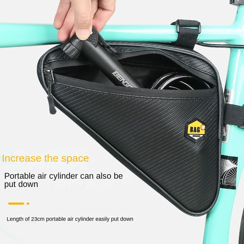 Road Mountain Bicycle Bag Front Beam Bag Tool Bicycle Triangle Bag Buggy Bag Riding Pannier Bag Beam Saddle Bag