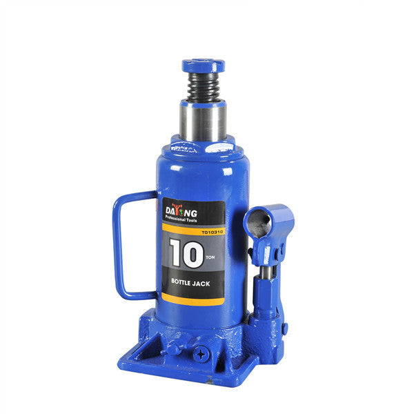 4-Ton Blue Heavy Duty Hydraulic Bottle Jack: Professional Car Lift