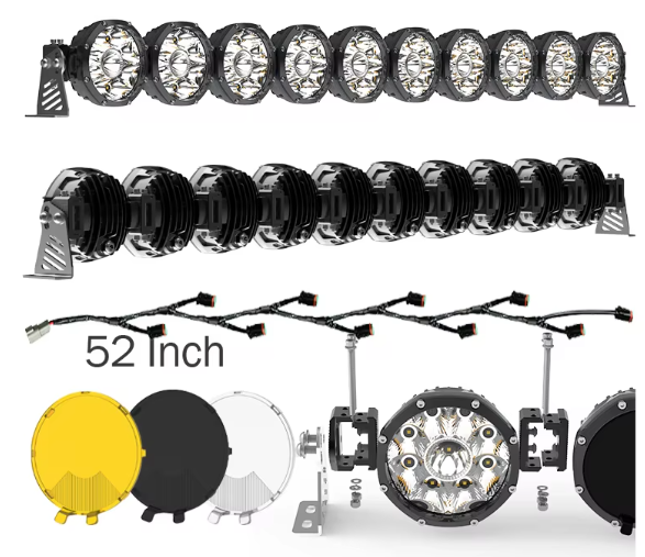 Грузовик 4X4 UTV Barra Led 52 Pulgadas Para Automovile 