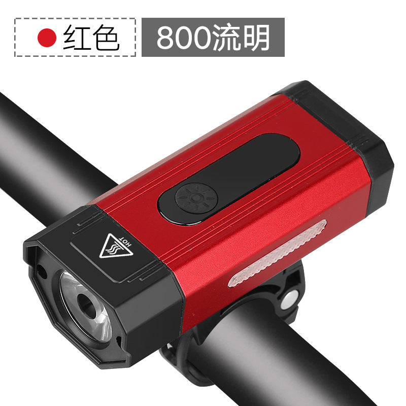 New 800 Lumen Bicycle Headlight Mountain Bike USB Bright Headlight Bicycle Cycling Fixture and Fitting Bk001
