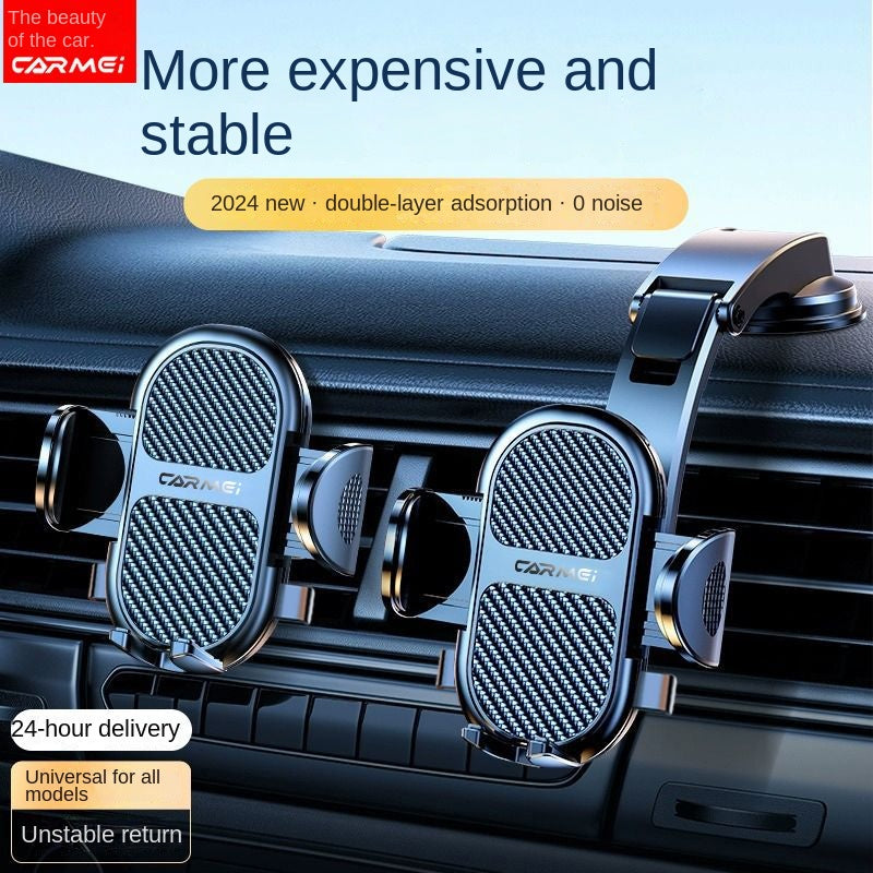 Car Phone Holder 2024New Suction Cup Automobile Instrument Panel Universal Navigation Universal Holder