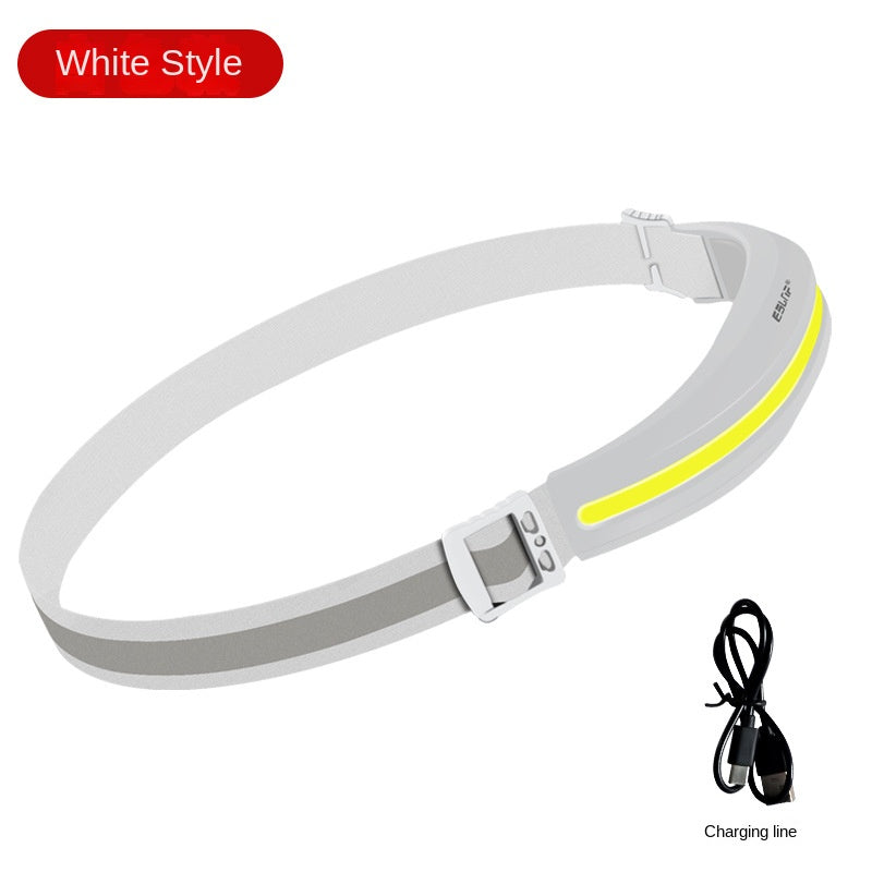 Customized USB Charging Run Light Cob Work Light Outdoor Mountaineering Camping Waterproof Night Running Head-Mounted Floodlight