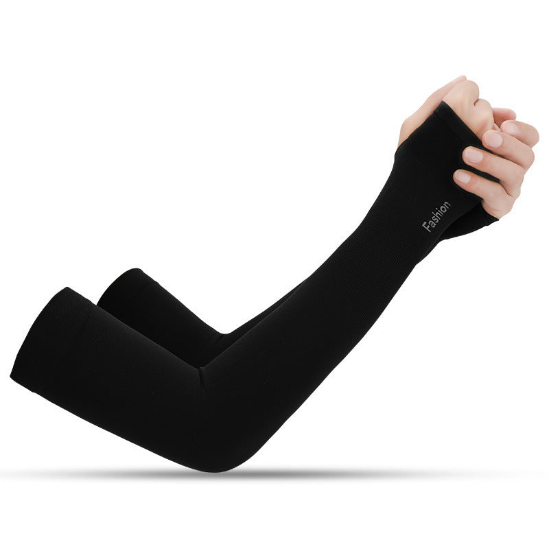 Summer Viscose Fiber Sun-Protection Oversleeves Men's and Women's Outdoor Driving UV-Proof Arm Guard Sun-Proof Thin Breathable Ice Sleeve Wholesale
