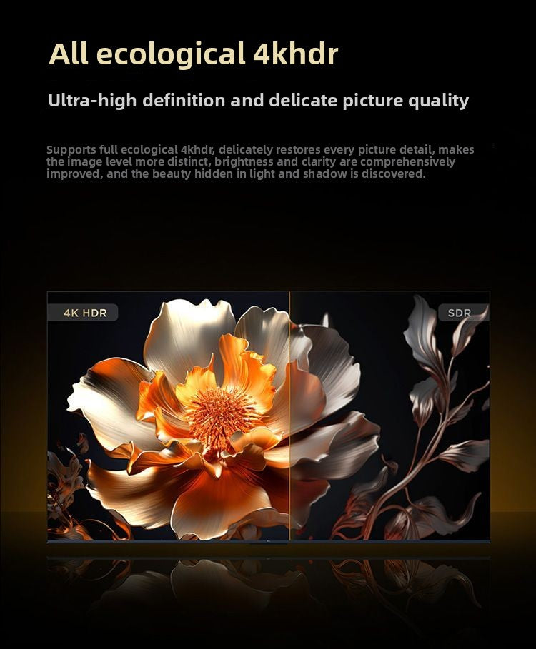 TCL TV 65-Inch 120Hz High Refresh MEMC Anti-Shake Eye Protection 2gb + 32gb Large Memory TV V8l