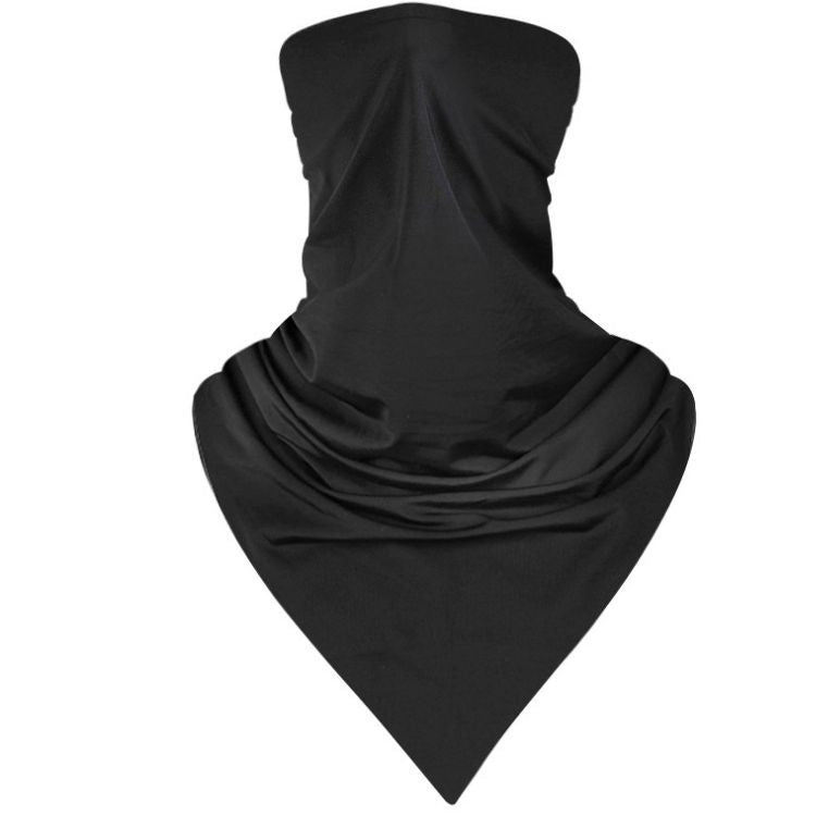 Summer Outdoor Sun-Proof Headgear Mask Cycling Mask Ice Silk Bandana Magic Headband Men's Bicycle Triangular Binder