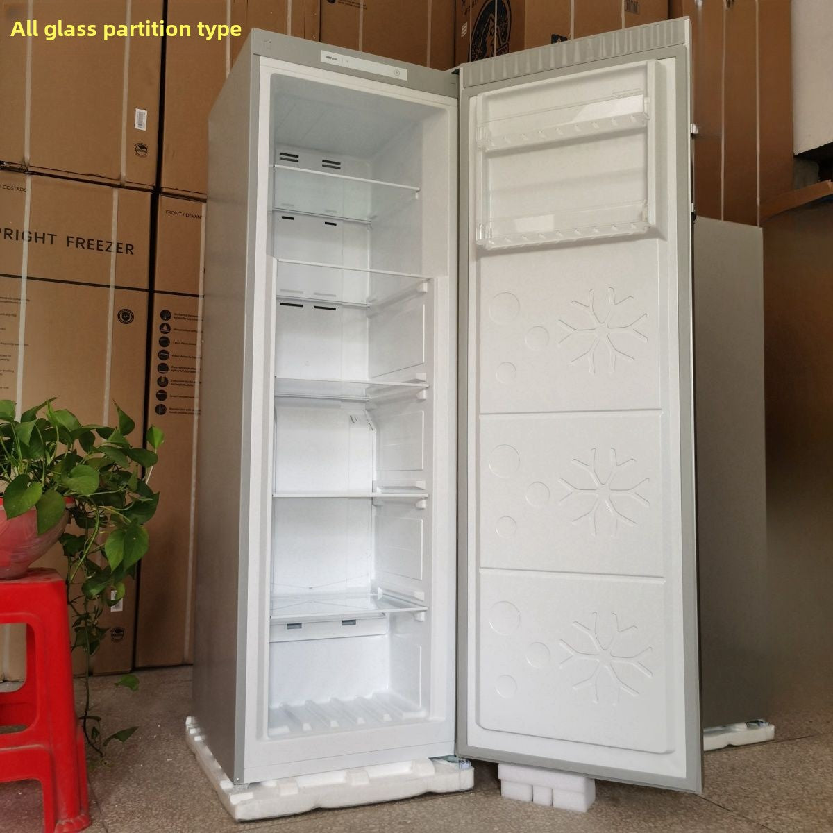 High-Quality Export 260L Frost-Free Chest Freezer for Home Use, Vertical Freezer, Drawer-Freezer, Breast Milk Energy-Saving