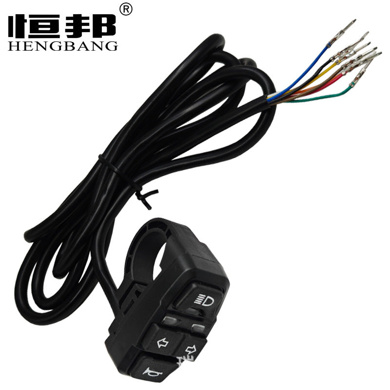 Motorcycle Electric Vehicle Three-Function Three-in-One Modified Switch