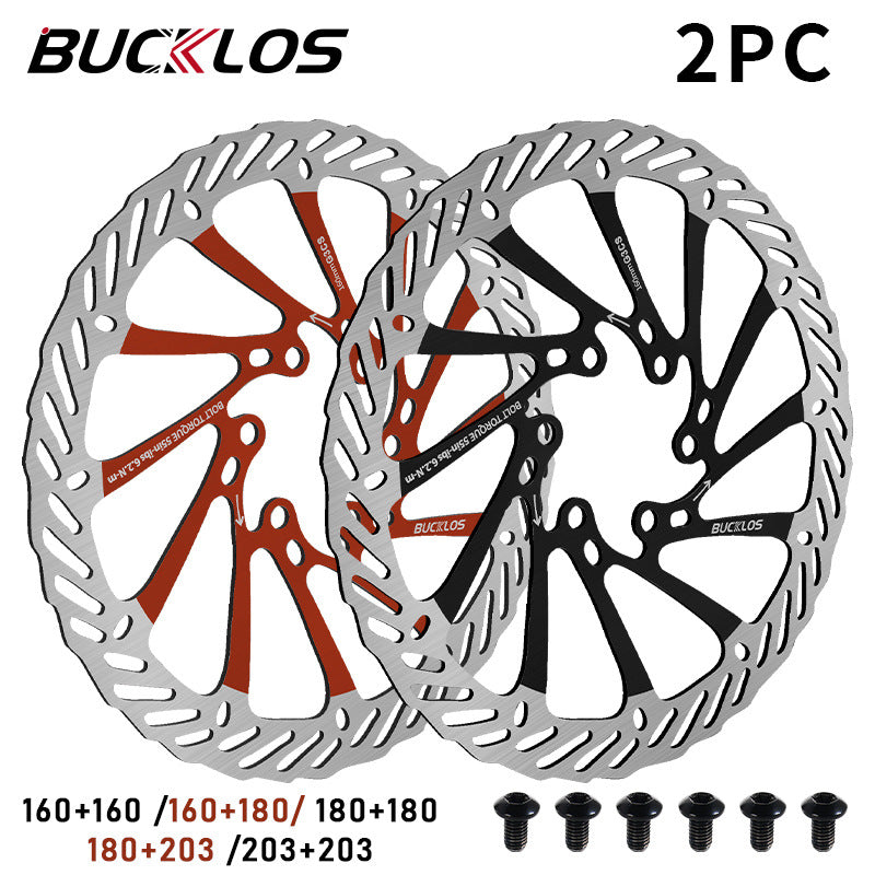 Bicycle Disc Brake Cooling Hydraulic Brake Rotor 6 Bolt