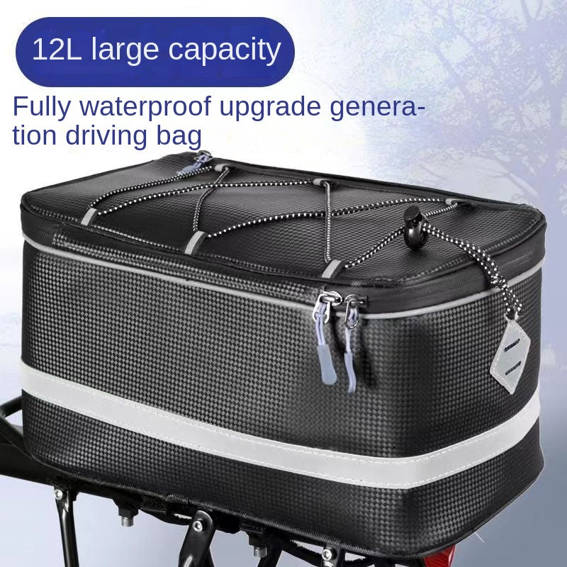 Merida Universal Driving Bag Backseat Bag Electric Car Hanging Storage Bag Mountain Bike Rear Rack Carry Bag