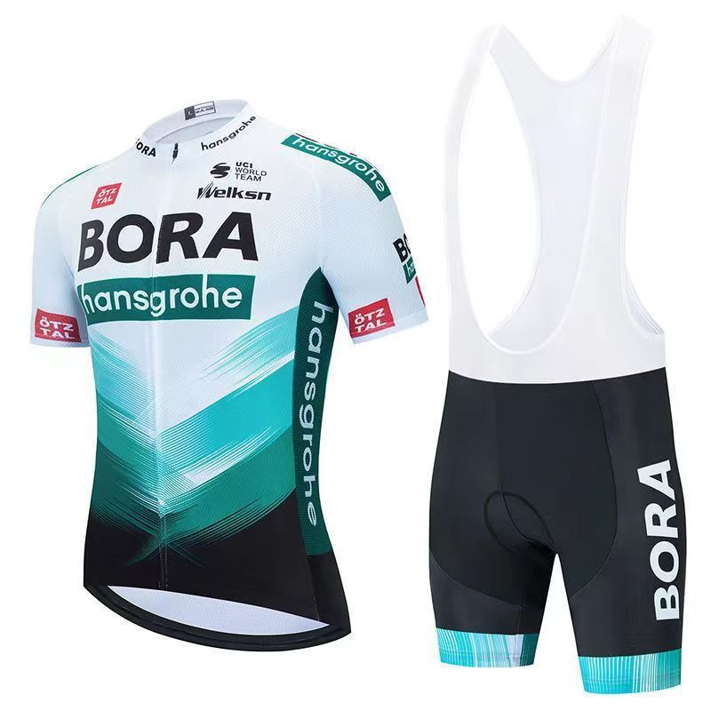 2022New Tour France Team Short-Sleeve Cycling Clothes Suit Baby Boy and Girl Summer Quick-Drying Breathable Bicycle Road Wear