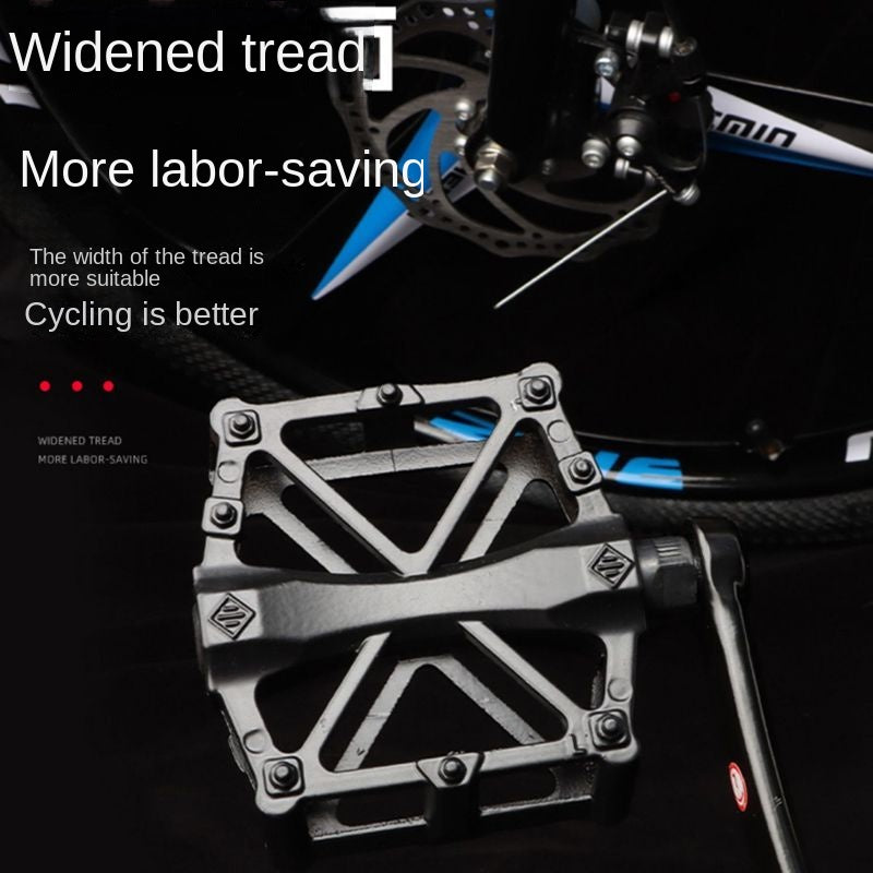 Bike Pedals Aluminum Alloy Non-Slip Mountain Highway Vehicle Pedal Ultra-Light Children's Bicycle Pedal Universal Accessories