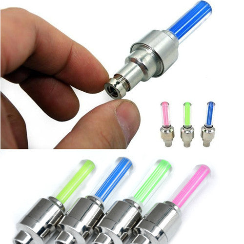 Monochrome Bicycle Hot Wheels Light Stick Air Tap Light Valve Core Light Cycling Fitting Color Matching Price