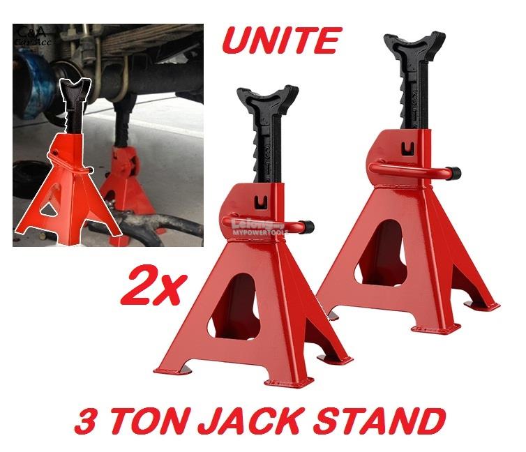 12 Ton Heavy Duty Screw Jack Stands - Industrial Car & Truck Lift