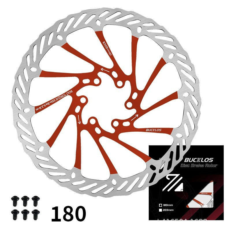 Bicycle Disc Brake Cooling Hydraulic Brake Rotor 6 Bolt