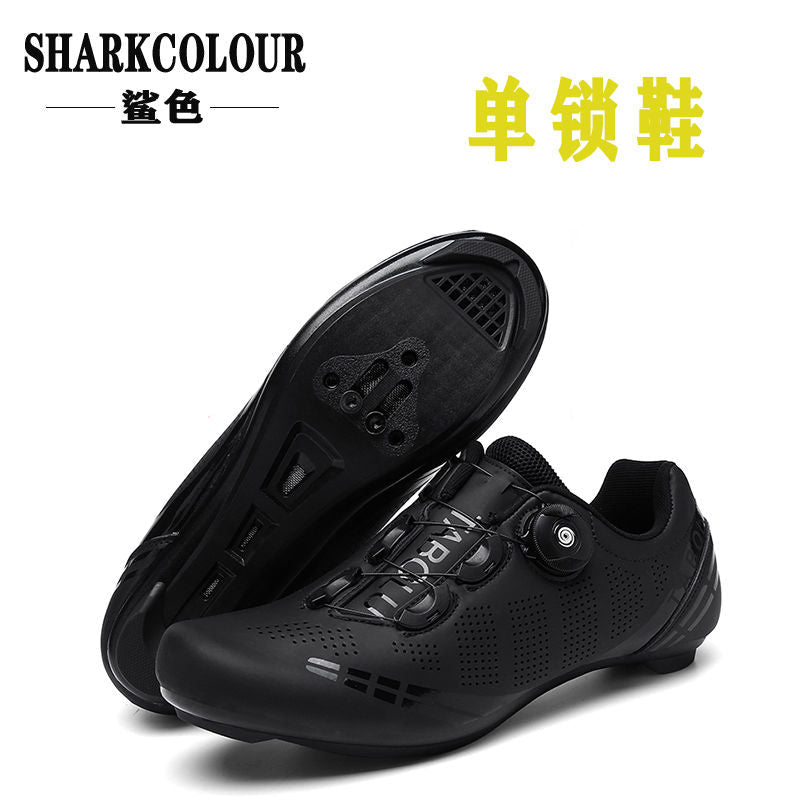 Road Lock Shoes Suit Professional Lock-Free Riding Shoes Men's and Women's Riding Shoes Mountain Lock Shoes Suit Cycling Shoes