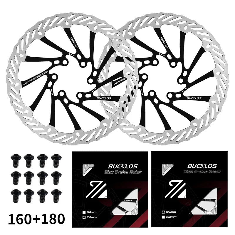Bicycle Disc Brake Cooling Hydraulic Brake Rotor 6 Bolt