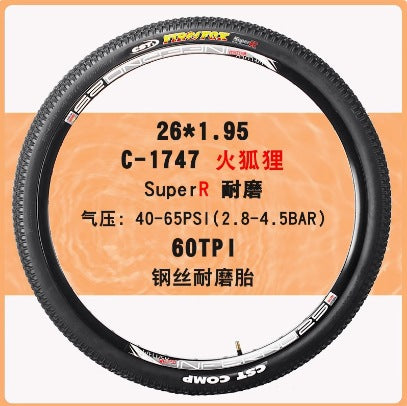 Zhengxin Bicycle Tire Mountain Bike C1820 20/24/26/27.5/29x1.95 2.1 Bicycle Tire